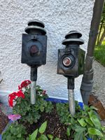 2 Stk. Antike Kutschen Laternen
