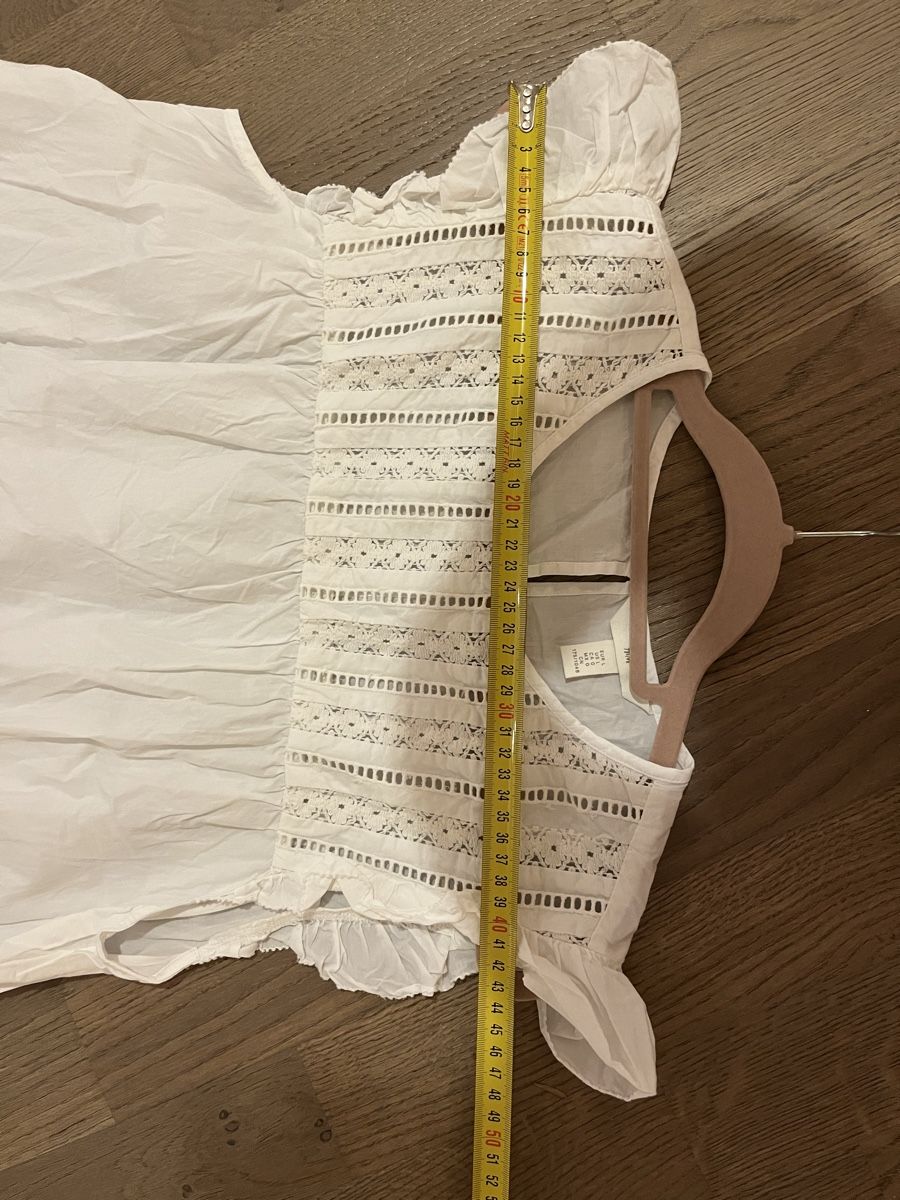 H&M Camicette: Sommerliches, weisse Bluse mit Spitze – Nuovo (secondo la descrizione) da Zürich venduto da Closetbesties 4