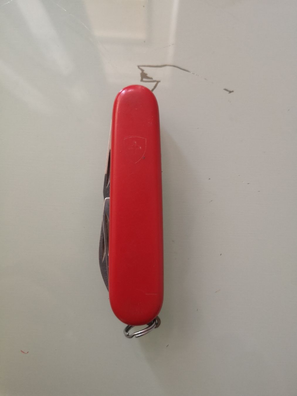 Schweizer Armee Coltelli tascabile: Victorinox Recruit 84mm Schweizer Offiziersmesser Rot – Usato da Belp venduto da mar_76s8 4