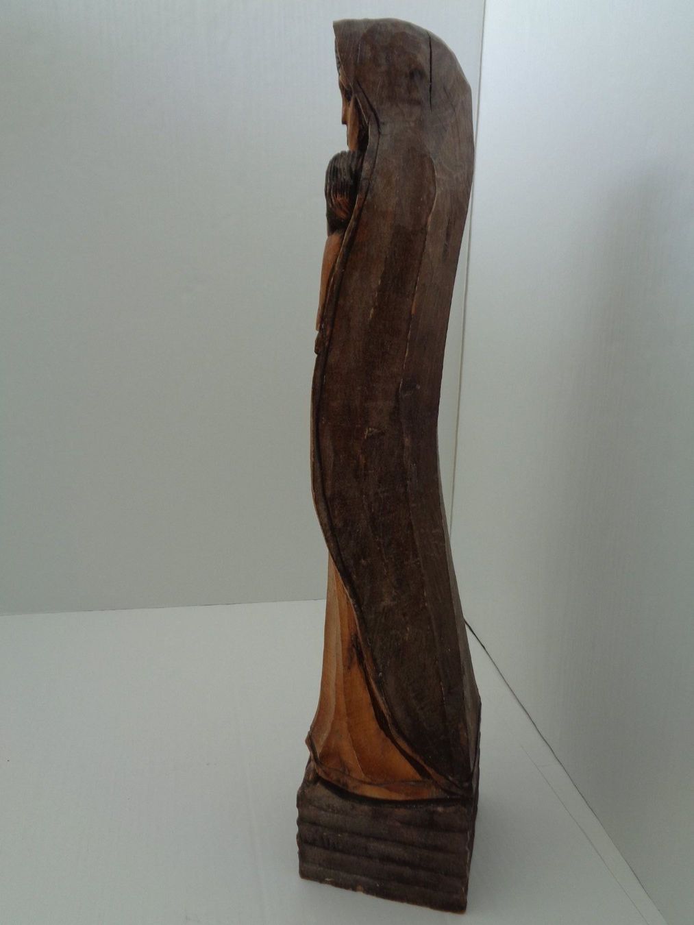 Skulpturen & Statuen: Maria mit Kind geschnitzt aus Holz 52cm. – Gebraucht aus Chur von omonia 3