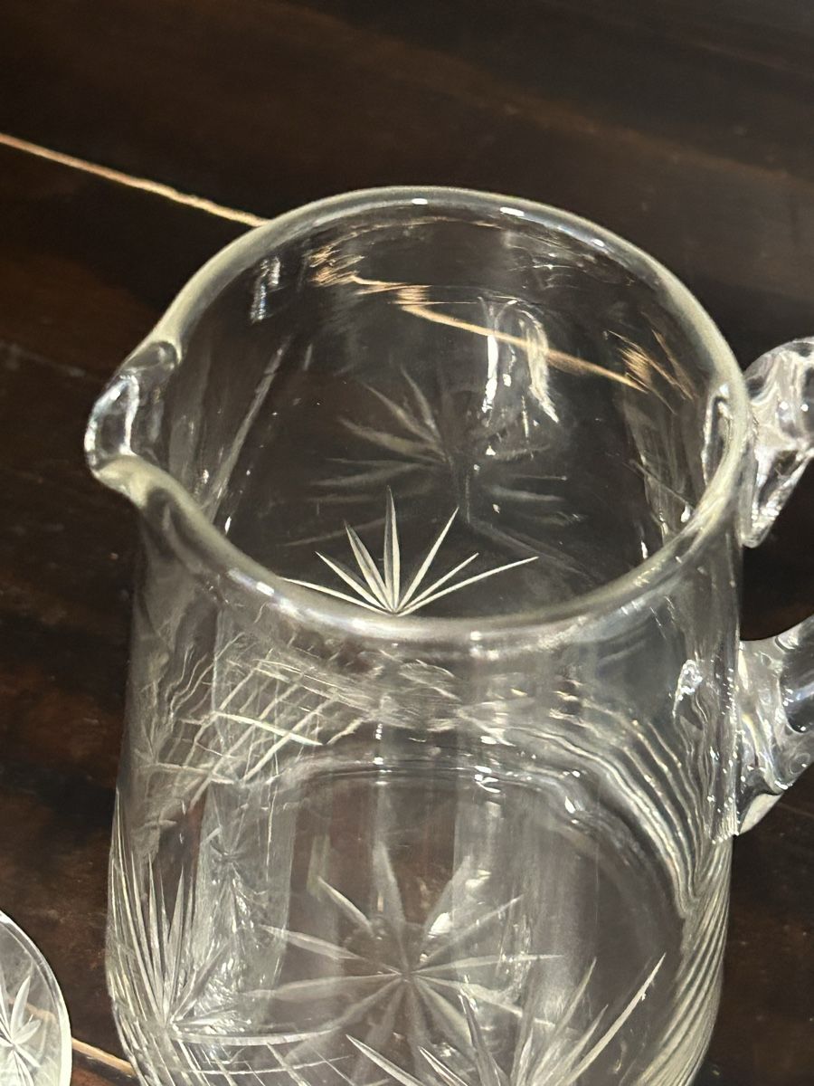 Caraffe: Karaffe und zwei böhmische Kristallgläser – Usato da Losone venduto da del_yh97 4
