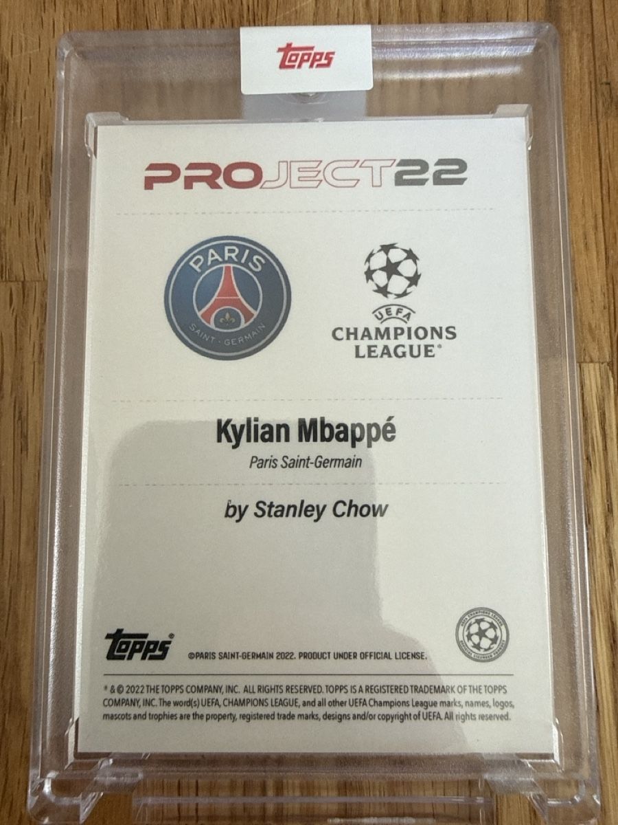 Topps Sammelbilder & Trading cards: Topps Project22 Kylian Mbappe Paris Saint-Germain Card – Neu (gemäss Beschreibung) aus Grabs von EDU2026 1