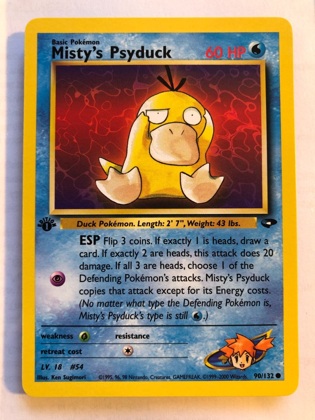 Sammelbilder & Trading cards: Misty's Psyduck 1st Gym Challenge - MINT - ab 1.- – Gebraucht aus Giubiasco von dan_pr8b