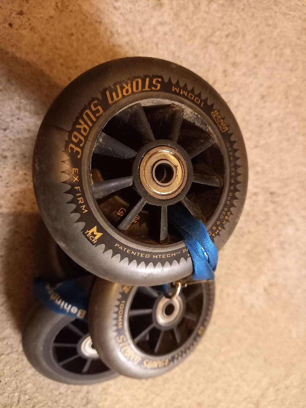 Sonstige Zubehör: Scooter wheels MTECH 100mm 4 pack used condition – Gebraucht aus Münsingen von Pipo14