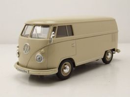 VW T1b Kastenwagen 1960-1963 beige        1:24 von Welly