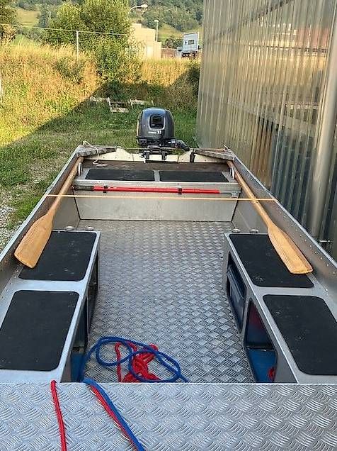 Boote: Aluflachbodenboot mit Anhänger – Gebraucht aus Aarburg von jemi63 1