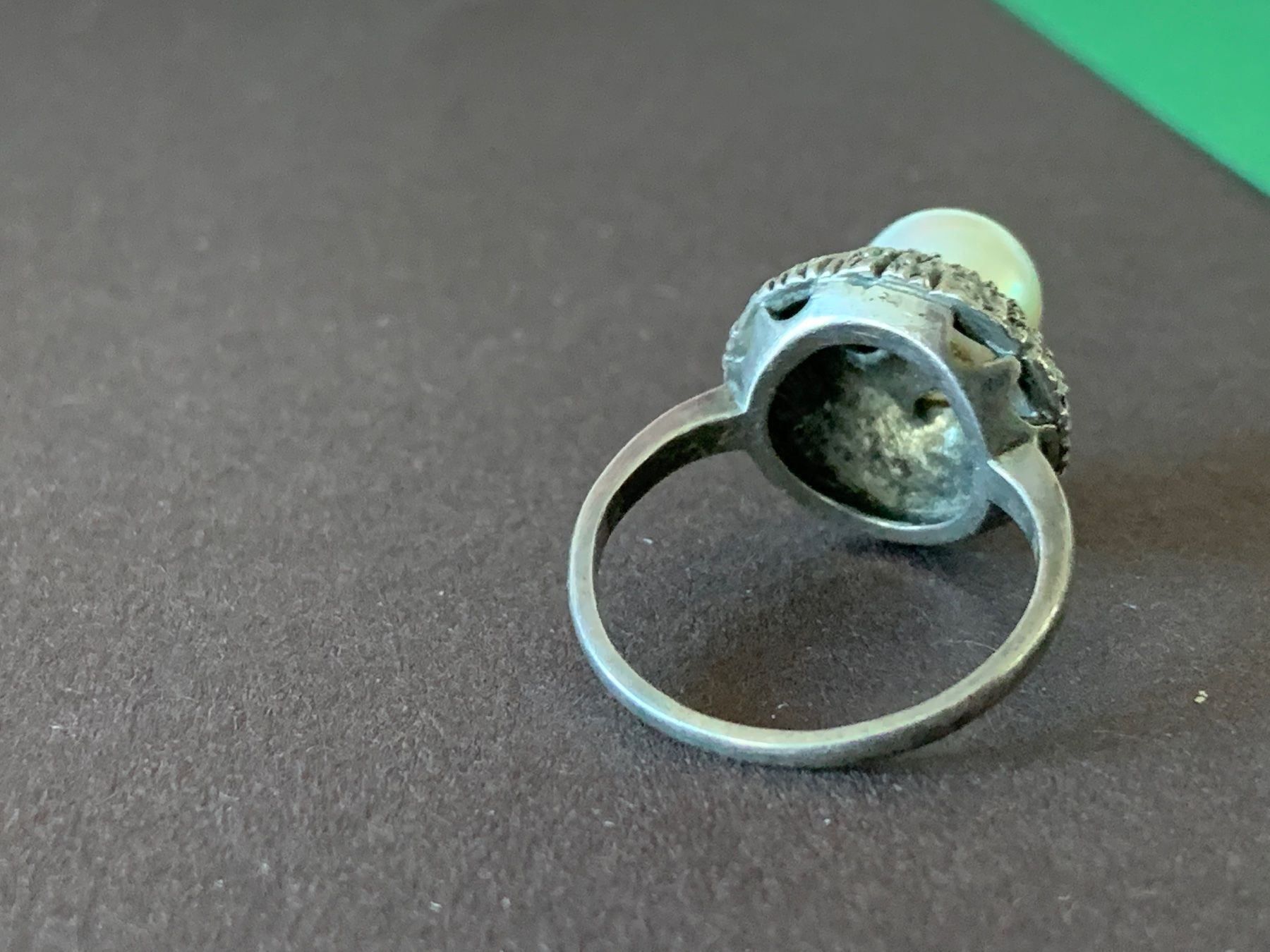 Anelli: Silberring perle hut (rg 48) – Usato da Dittingen venduto da Bellevista 2
