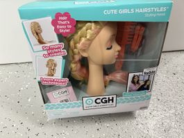 Styling-Kopf CGH Cute Girls Hairstyles 20-teilig neu