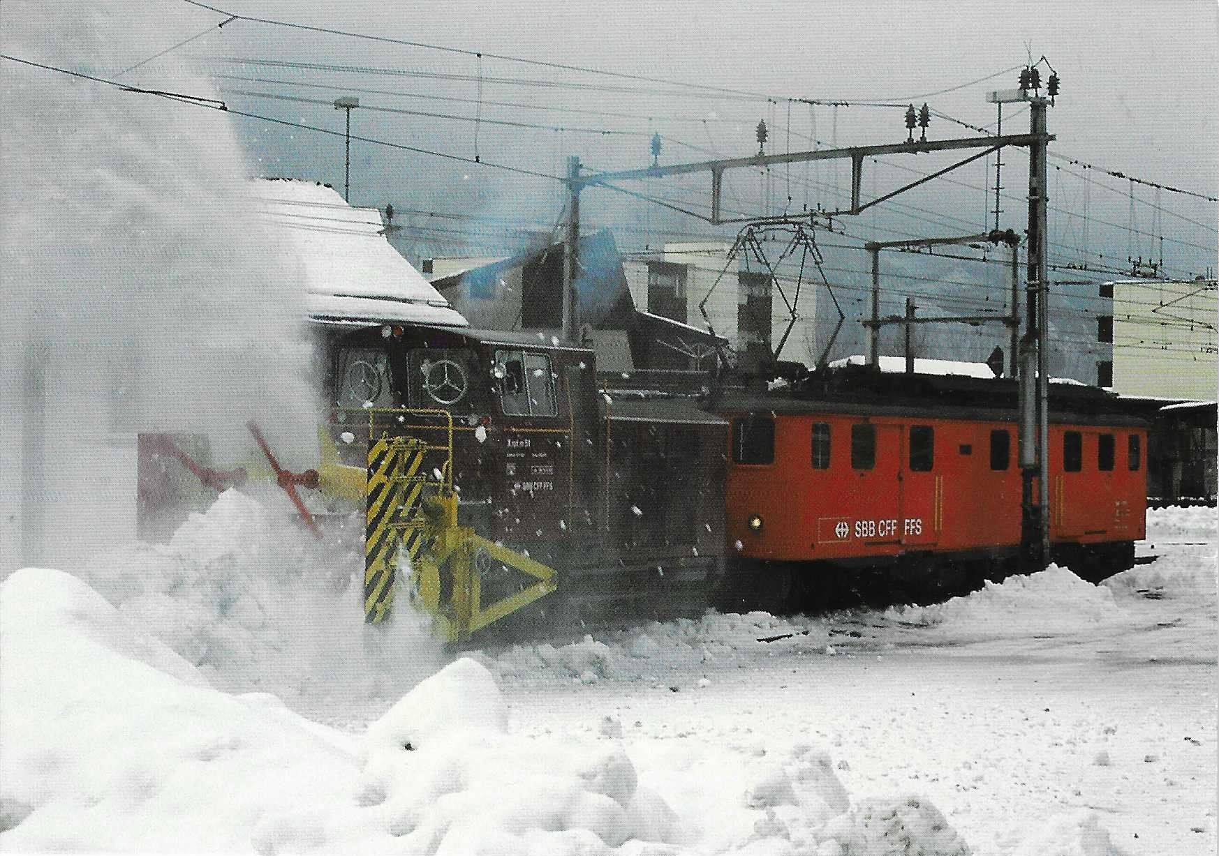 Ansichtskarten: Brüniglinie Schneeschleuder – Neu (gemäss Beschreibung) aus Rothrist von Stranglehold