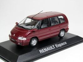 Renault Espace II 1991-1996 Malaga rot met.   1:43 von NOREV