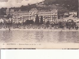 Montreux Palacs Vu du Lac 1916