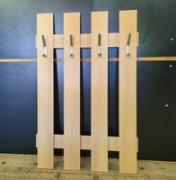 Holz-Garderobe mit 4 Haken, Top Zustand, Holz, Vintage