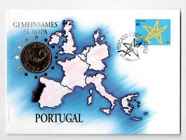 Portugal_Gemeinsames Europa_Münzbrief ohne Beschreibung