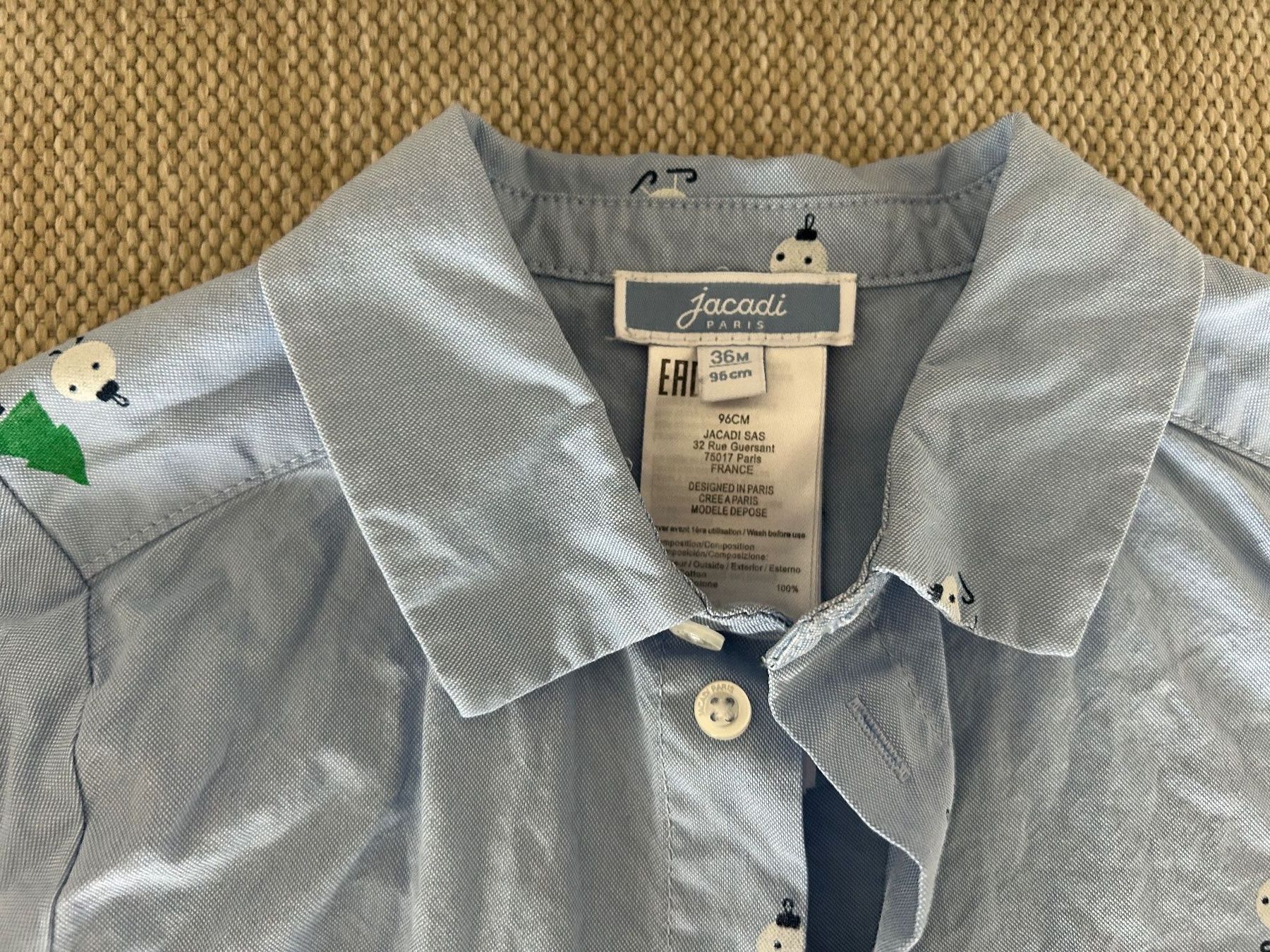 Jacadi Camicie, T-shirt & Polo: JACADI shirt Christmas  36 m, 96 cm – Usato da Epalinges venduto da kat_lyp6 1