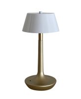 Akku Tischleuchte ECO Star gold/weiss