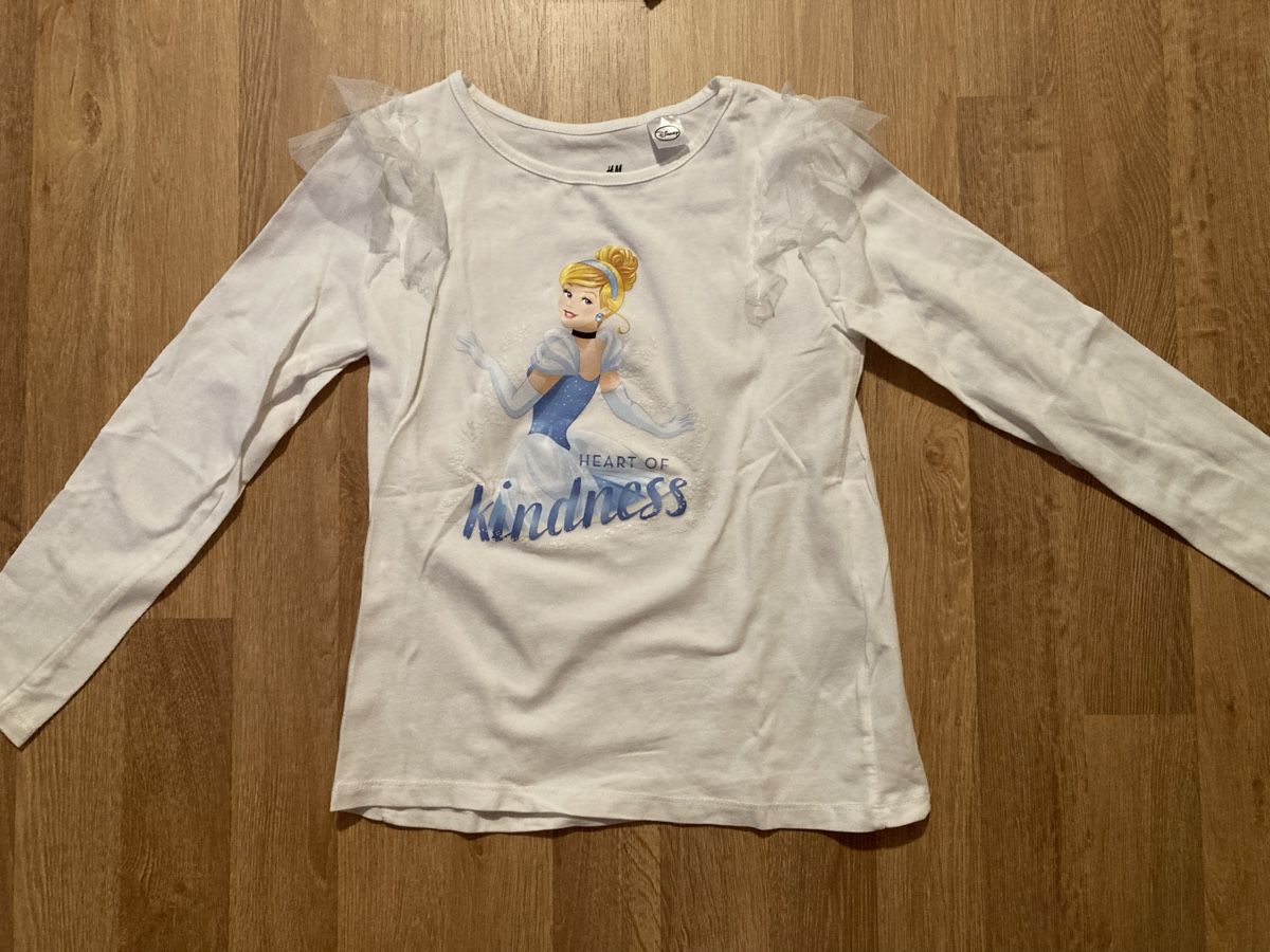Camicette, T-shirt & Top: Cinderella Langarmshirt Gr. 122/128 – Nuovo (secondo la descrizione) da Emmenbrücke venduto da JJ_89