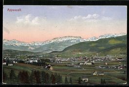 AK Appenzell, Totalansicht, 1941