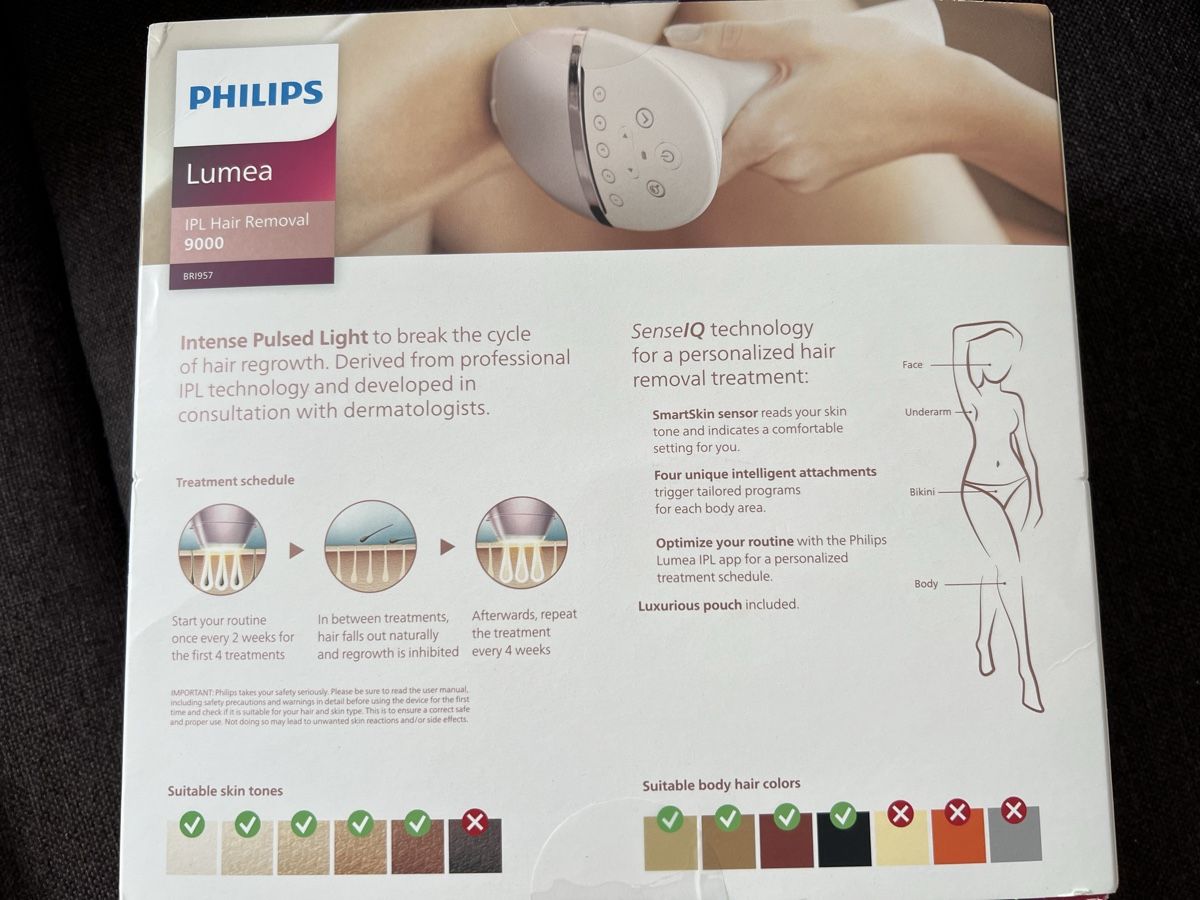 Philips Epilateurs: Philips Lumea 9000 IPL Haarentferner  – Neuf (Voir description) à Balm b. Günsberg par Nifli 2