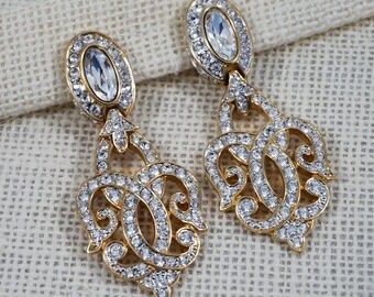 Swarovski Ohrringe & -stecker: Swarovski, Ohrclips, 18k vergoldet, original, Neu, Box – Neu (gemäss Beschreibung) aus Kirchleerau von Piroska05 2