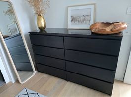 IKEA Kommodenkombination: 8 Schubladen und Glasplatte