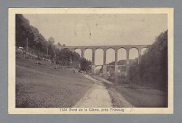 1923, FRIBOURG, PONT DE LA GLÂNE