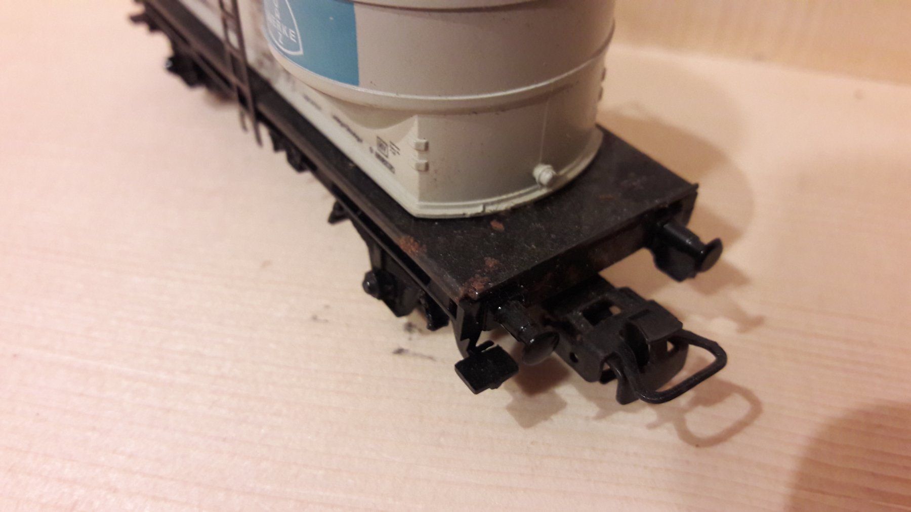 Märklin Modellini di ferrovie: Märklin HO AC : DB wagon silo "Werke..." – Usato da Buttes venduto da Cafe2005 5
