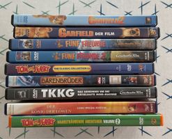 DVD Sammlung: Garfield, Fünf Freunde, TKKG, Tom & Jerry
