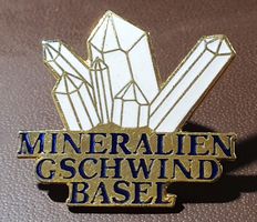 X22 - Pin Mineralien Gschind Basel Bergkristall