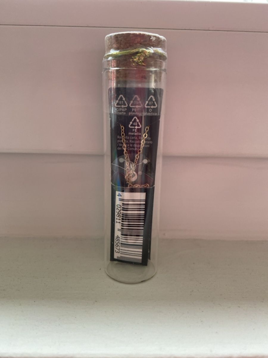 Ketten: Filigrane Halskette mit Unendlichkeitszeichen, goldfarben – Neu und originalverpackt aus Seuzach von freiheiten 1
