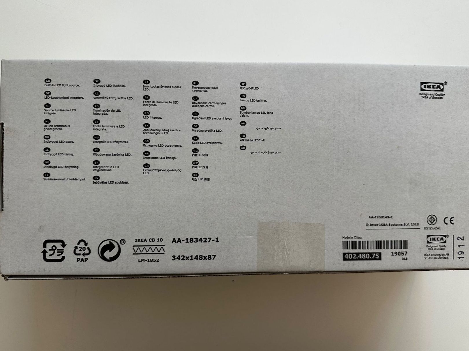 Ikea Lampes: Södersvik Ikea Lampe – Neuf avec emballage d'origine à Lyss par Goandta 1