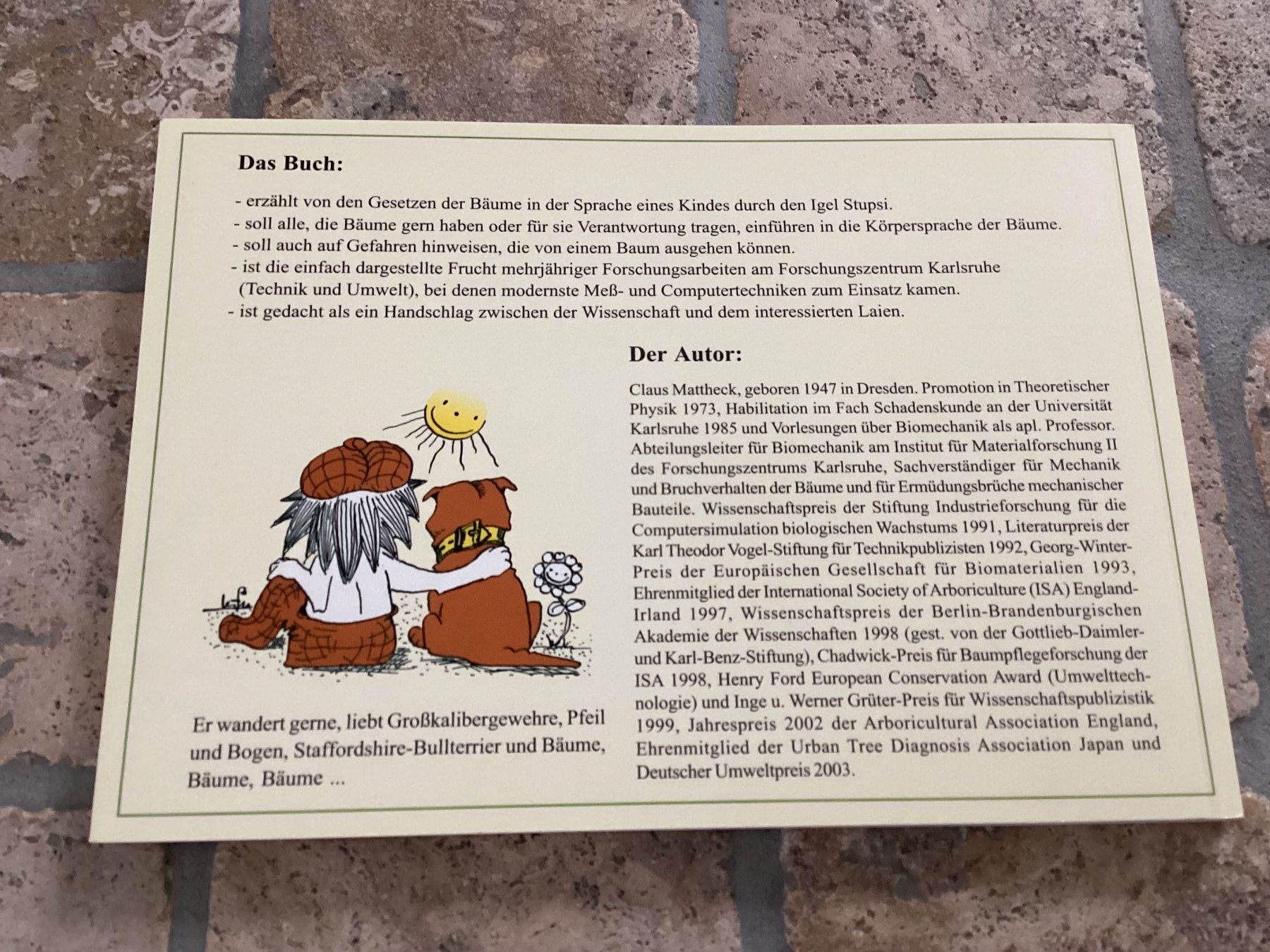 Libri: 2 Bücher von C. Mattheck, Kinderbuch und Technik – Usato da Mörschwil venduto da Monzar 2