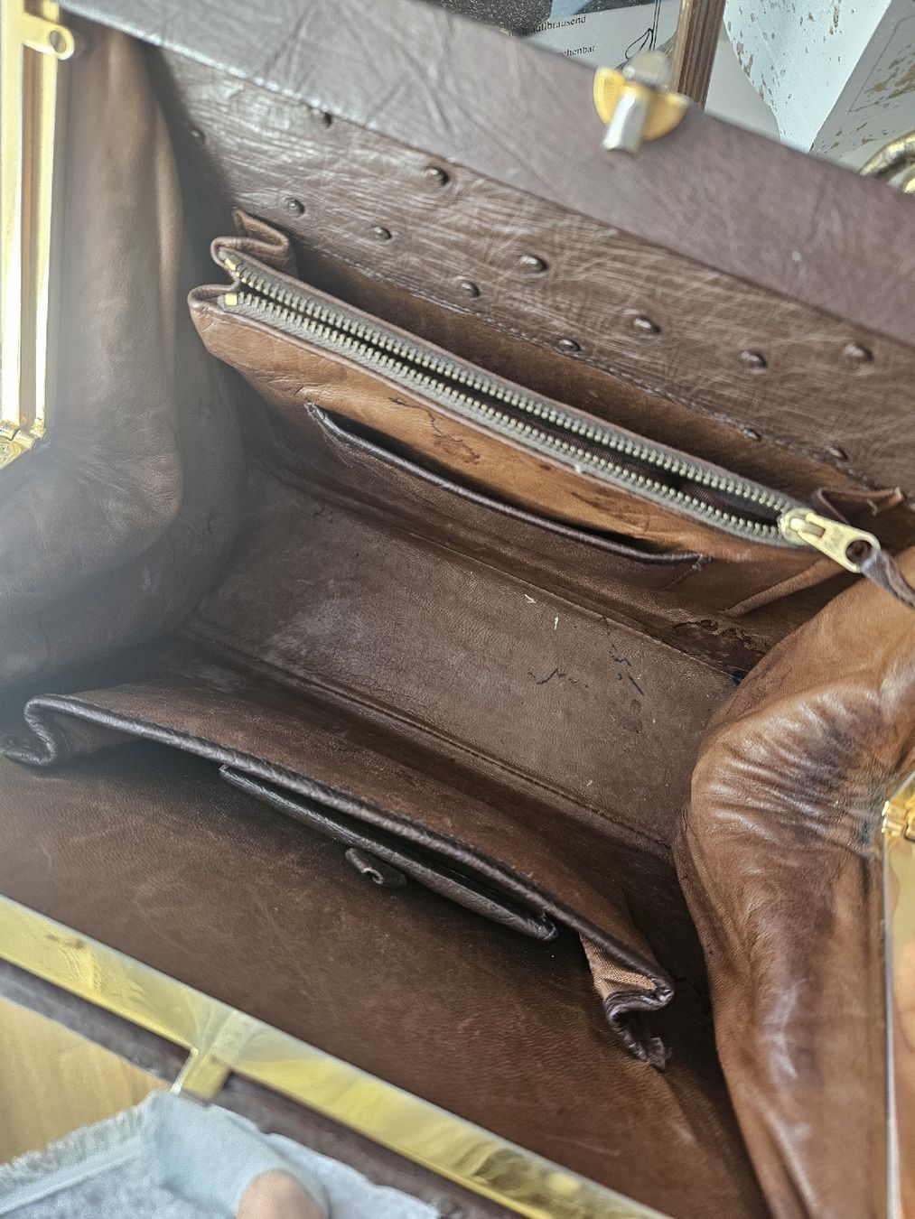 Taschen für Damen: Vintage Tasche Strauss Leder – Gebraucht aus Rickenbach b. Wil von pookie 2