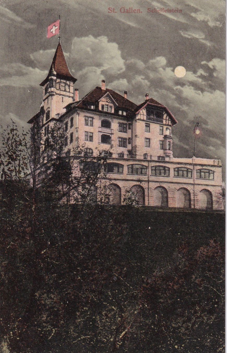 Cartes postales: St. Gallen Scheffelstein  1906 – D'occasion à Cormoret par Pascalll2001