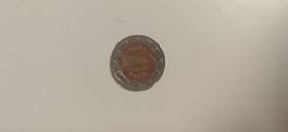 2 Euro Münze Eire 2002 aus Irland, keltischen Harfe, selten.