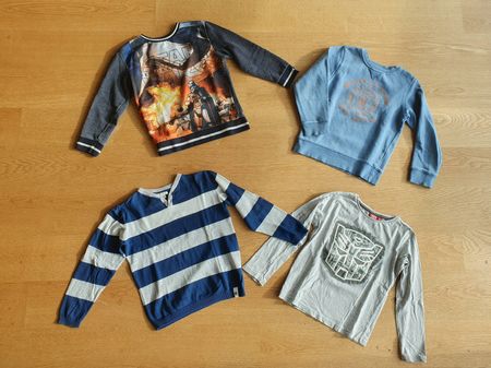 4x Pullover Gr. 128 (mit Star Wars)