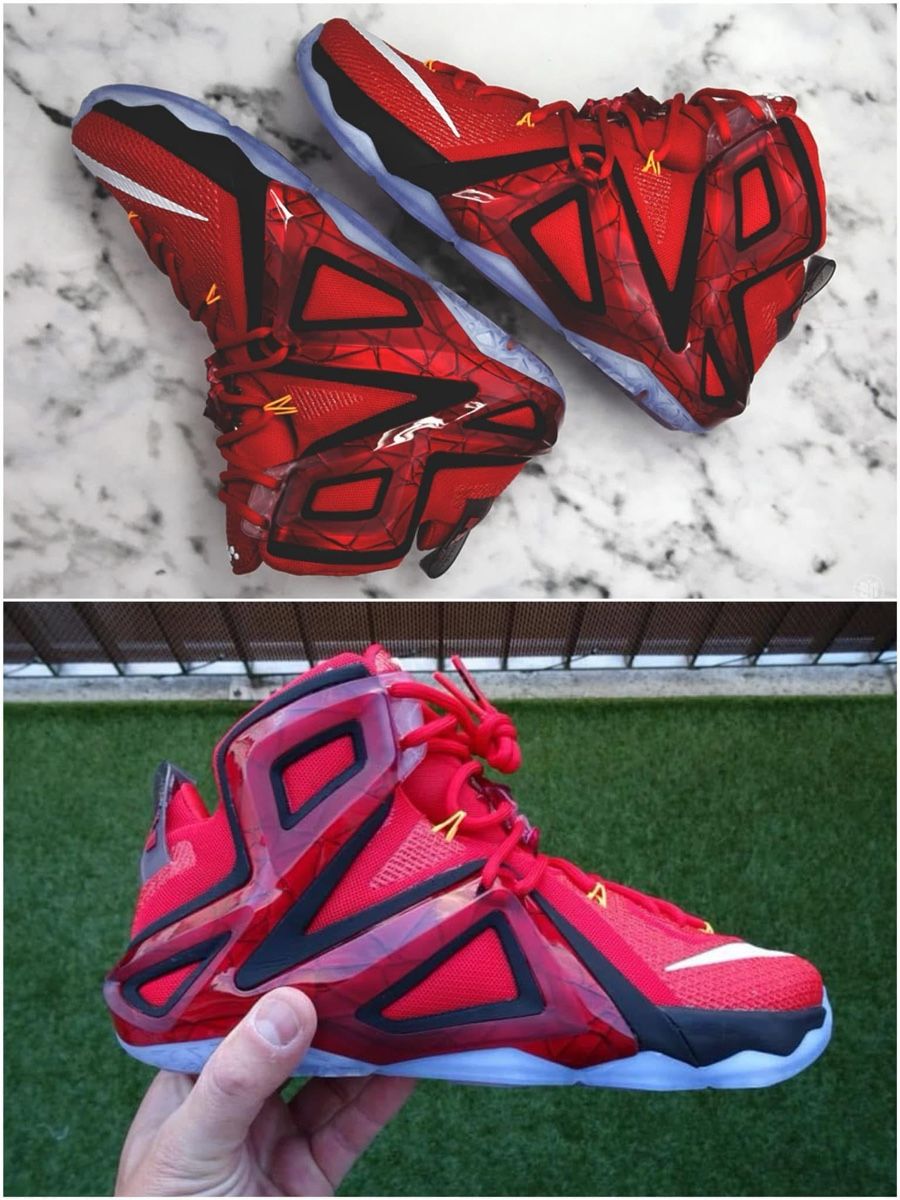 Nike Scarpe da uomo: Nike Lebron 12 Elite Team taille 43  – Nuovo (secondo la descrizione) da Renens VD venduto da fre_sf2p
