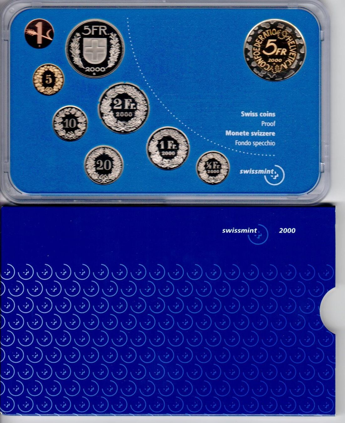 Tutti le monete: Münzsatz 2000 - Swissmint – Usato da Wolhusen venduto da Curver9