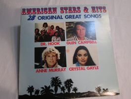 Double Vinyle 33t American Stars & Hits - 28 Chansons