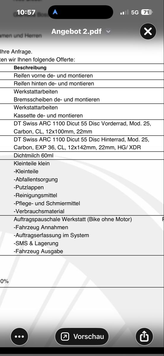 Swiss Pezzi di ricambio: DT Swiss ARC 1100 55 – Nuovo (secondo la descrizione) da Oberhelfenschwil venduto da Gember0 2