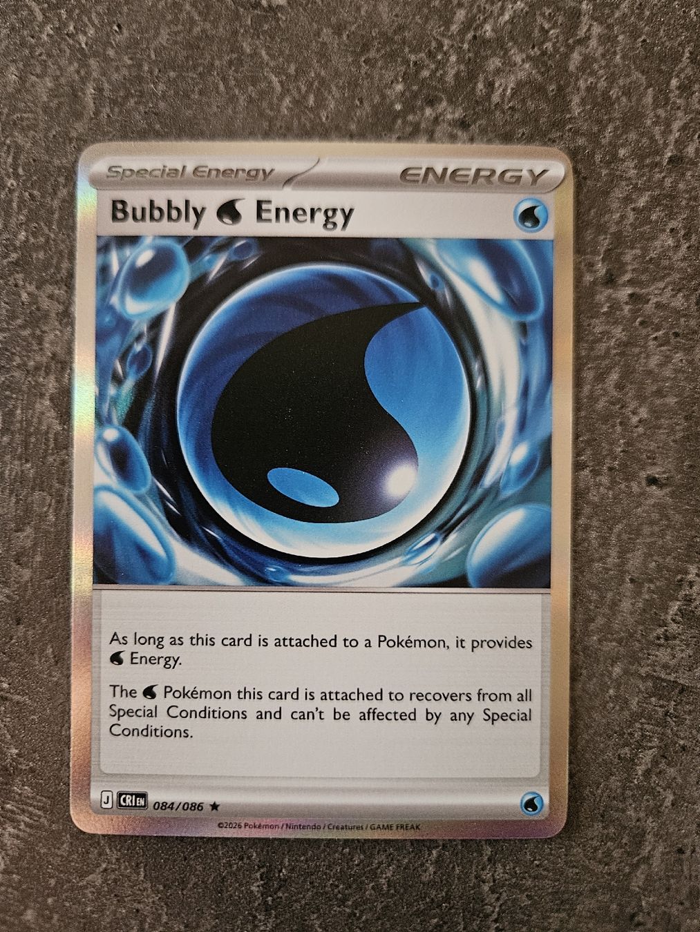 Pokémon Sammelbilder & Trading cards: Bubbly ENergy CRI EN 084/086 – Neu (gemäss Beschreibung) aus Aarau von san_pb85