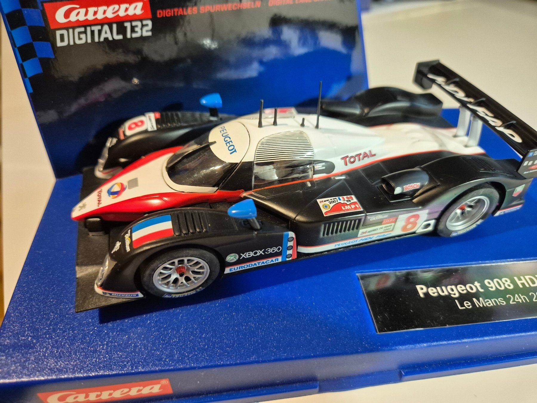 VOITURE MINIATURE PEUGEOT 908 HDi FAP Le Mans 2007 Ixo au 1/43 EUR 14