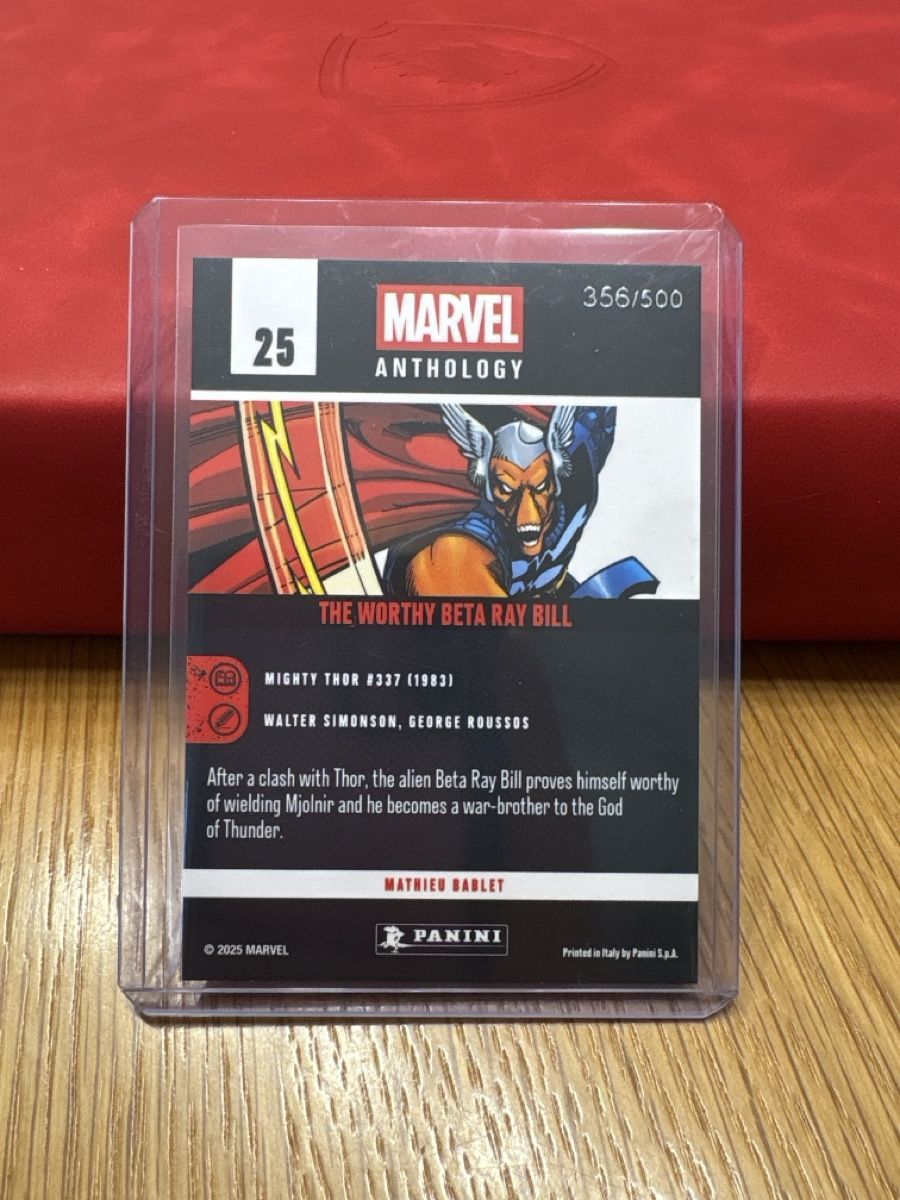 Panini Carte collezionabili: Marvel Anthology Karte The Worthy Beta Ray Bill  – Nuovo (secondo la descrizione) da Boningen venduto da Stef_1991 1