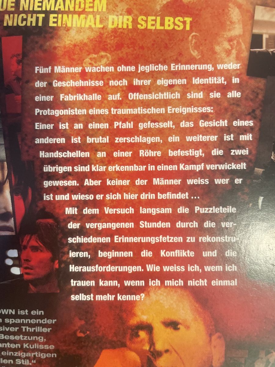 Alle DVDs: Unknown, traue niemandem, Psychospielchenthriller – Gebraucht aus Winterthur von machmaschine 2