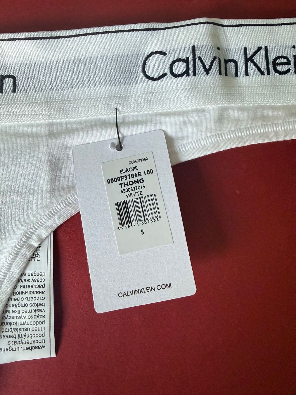 Calvin Klein Altra biancheria intima: String, CALVIN KLEIN, Grösse S, 1 Stück in Weiss – Nuovo e nell'imballaggio originale da Rudolfstetten venduto da gst_g7xl 2