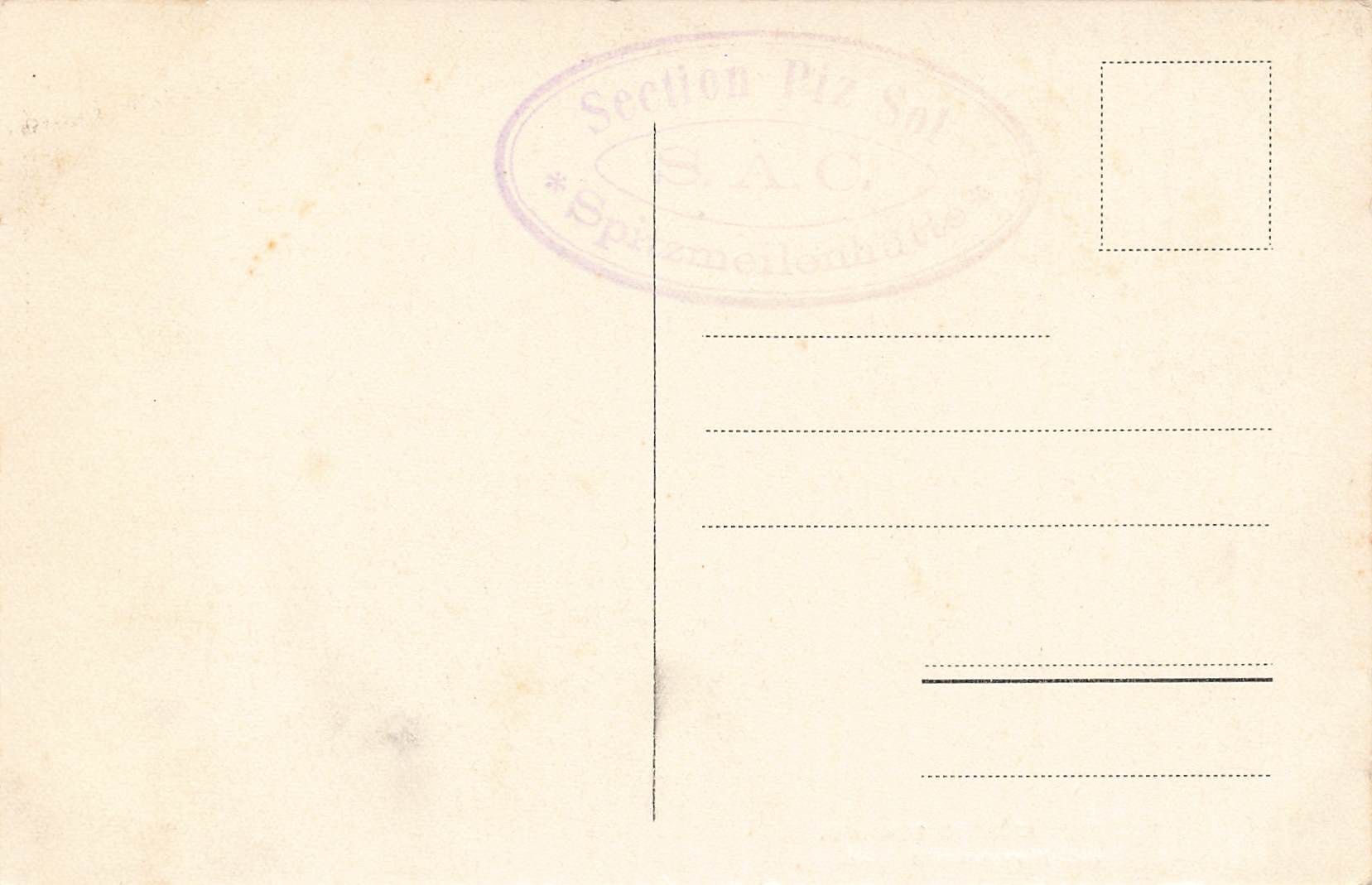 Cartoline postali: Spitzmeilenhutte Flums – Usato da Biasca venduto da Blenio71 1