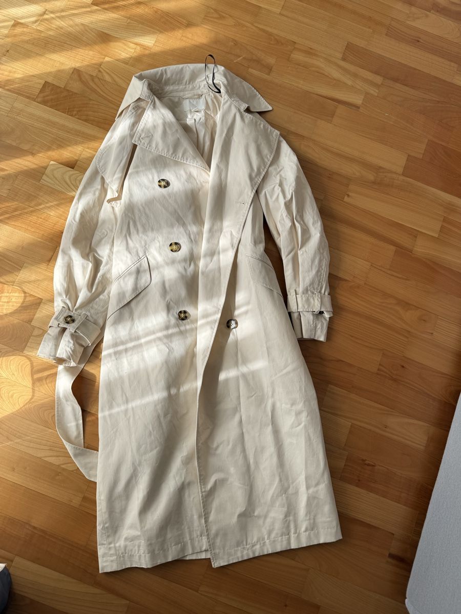 H&M Mäntel: H&M langer Trenchcoat, Grösse S, hellbeige – Neu (gemäss Beschreibung) aus Lachen SZ von ali_5xw5