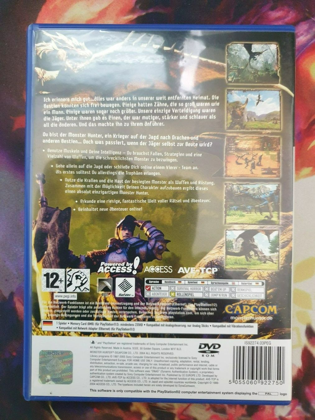 Sony Spiele: Monster Hunter PlayStation 2 mit Strategie Buch – Gebraucht aus Root von  2