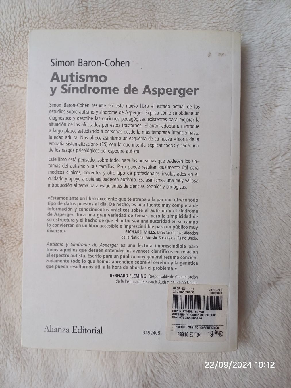 Libri: Spanischen Buch - "Autismo y Sindrome de Asperger" – Usato da Würenlos venduto da JRP_71 6