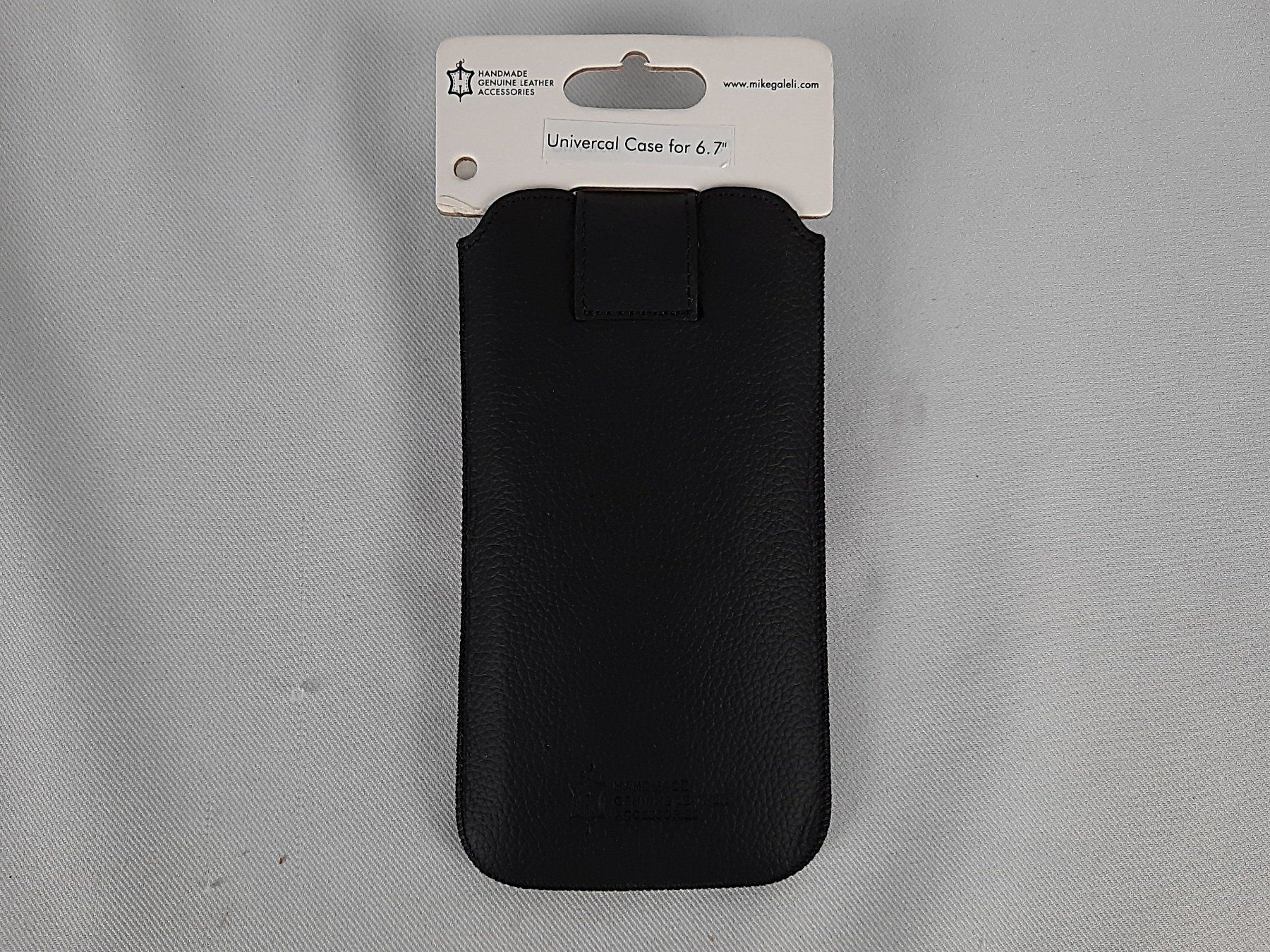 Covers & Schutzfolien: MIKE GALELI Pouch-Style Echtleder Etui black – Neu (gemäss Beschreibung) aus Beinwil am See von Restwert_Beinwil 1