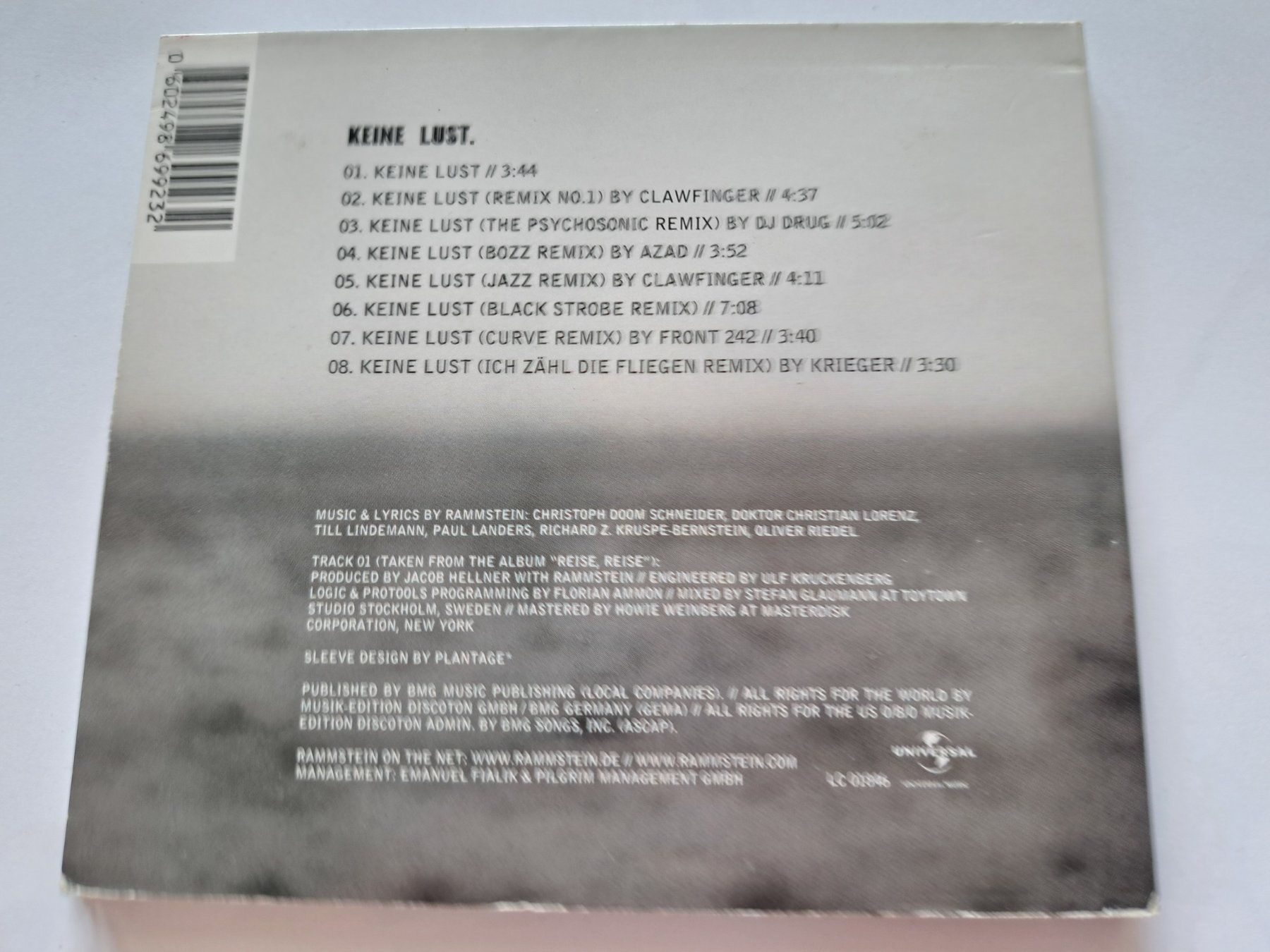 CD: Cd Rammstein - Keine Lust ( Single, remix  ) – Usato da Pully venduto da bro_n52j 2